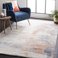thumbnail image 2 of SAFAVIEH Restoration Vintage Janae Abstract Area Rug, Blue/Brown, 6' x 6' Square, 2 of 8