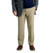 Men’s Haggar® Premium Comfort Flex-Waist Slim-Fit Stretch Flat-Front Dress Pants Color: Medium Khaki Size: 38X30