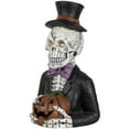 thumbnail image 5 of Northlight LED Lighted Skeleton with Jack-O-Lantern Halloween Decoration - 23.5", 5 of 9