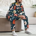 thumbnail image 7 of Lsque Holiday Christmas Cookies Pattern Long Sleeve Pajama Set for Men - Soft 2-Piece Sleepwear and Loungewear Set with Pockets, Comfy Nightwear-Small, 7 of 7
