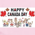 thumbnail image 2 of CafePress - Happy Canada Day Infant Bodysuit - Baby Light Bodysuit, Size Newborn - 24 Months, 2 of 4