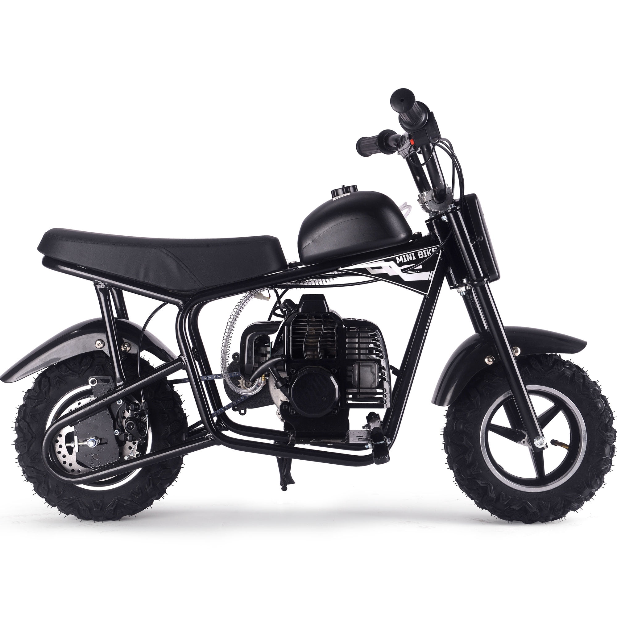 MotoTec Urchin 49cc 2-Stroke Kids Gas Mini Bike Black
