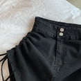 thumbnail image 3 of Jumpingount Pantalones cortos Retro de verano para mujer Prendas para la parte inferior del cuerpo Azul L Jumpingount  AP019256-08, 3 of 6