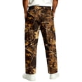 thumbnail image 6 of GrmtClth Cargo Pants for Men All Over Tree Camo Pattern Baggy Wide Leg Lightweight Daily Walking Casual Pants Earthy Yellow 4XL, 6 of 8