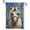 A, variant on XaaKee Garden Flags, Pessimistic Stare Rustic Yard Flag, Double-Sided High-Quality White Linen Garden Flags For Outside Clearance, 12x18Inch