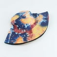 thumbnail image 2 of CoCopeaunts Tie Dye Bucket Hat Four Seasons Cotton Fisherman Hat Reversible Fisherman Hat Colorful Graffiti Women Bucket Cap, 2 of 8