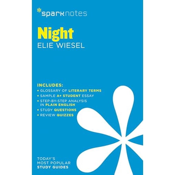 Pre-Owned Night Sparknotes Literature Guide (Paperback) 1411469704 9781411469709