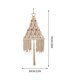 thumbnail image 2 of Adornos navideños, adornos navideños, regalos navideños, tapiz de árbol de Navidad tejido a mano bohemio, tapiz con borlas para sala de estar infantil, dormitorio, tapiz de punto, 2 of 5