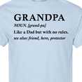 thumbnail image 4 of Inktastic Grandparents Day Grandpa Like a Dad but with No Rules T-Shirt, 4 of 5