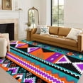 thumbnail image 2 of 3'x5' carpet small runway carpet area rug neutral area rug non slip coastal area rug, 2 of 10