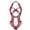 Dark Red, variant on Women Lace Lingerie Deep V Halter Bodysuit One Piece Underwear Red