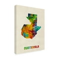 thumbnail image 3 of Trademark Fine Art Michael Tompsett Guatemala Watercolor Map Canvas Wall Art - 18x24, 3 of 5