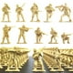 thumbnail image 2 of Hombres Figuras de Acción Pequeños Soldados para Niños 100 Pcs Soldado Juguete Playset Juguetes Decoraciones de Fiesta Cumpleaños Juguetes, 2 of 4