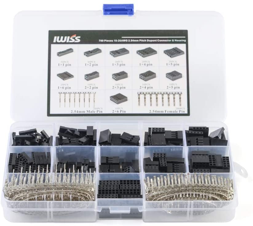 620 Stück 2,54 mm Pitch 1 2 3 4 5 6 Pin JST SM Gehäuse-Steckverbinder