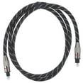 thumbnail image 1 of BESTYASH Audio Fiber Optic Cable Optical Audio Cable Black PVC for Connecting TVs and Speakers 1Pcs, 1 of 6