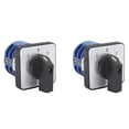 thumbnail image 1 of 2X Changeover  Switch 3 Positions 8 Terminals Universal Rotary Cam  Latching Switches 32A, 1 of 7