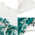 thumbnail image 6 of UVN Summer Dresses for Women Short Sleeve Ribbed Casual Midi Dress Ladies Floral Print Sundress with Pockets, 6 of 9