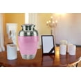 thumbnail image 2 of Classic Baby Pink Brass Cremation Urn - Beautifully Handcrafted Adult Funeral Urn - Solid Brass Funeral Urn - Affordable Urn for Human Ashes with Free Velvet Bag, 2 of 2