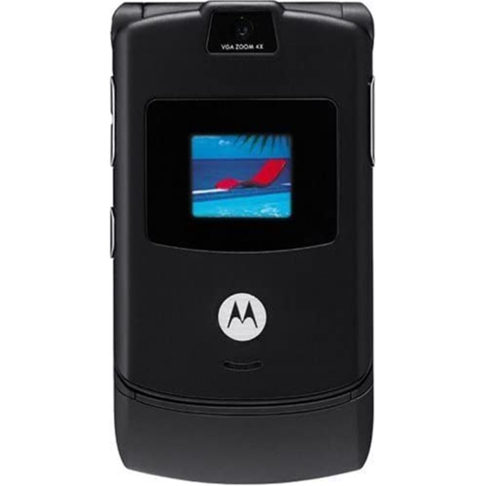 Motorola RAZR V3 Unlocked Phone with Camera, and Video Player Black