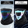 thumbnail image 3 of Black Scarf Winter Riding Mask Warm Scarf Wind-Proof Water-Proof Ear Protection Reflective Headscarf for Men Women, 3 of 3