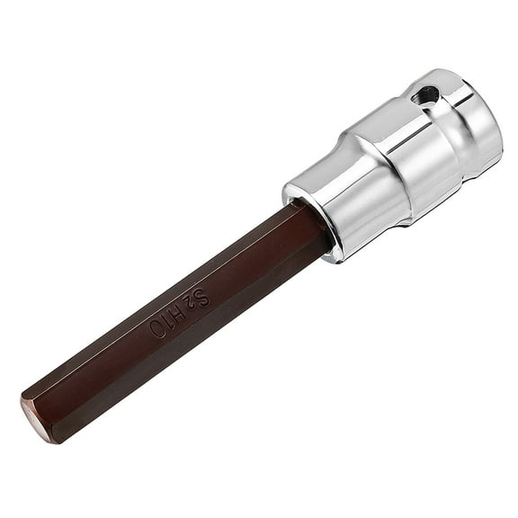 Unique Bargains Tasharina 1/2-Inch Drive 10mm Hex Bit Extra Long Socket, S2 Steel
