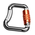thumbnail image 4 of LOVIVER Rock Climbing Carabiner Compact Lock Carabiner for Hiking Outdoor Rappelling Gray, 4 of 8