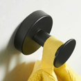 thumbnail image 5 of Wall Hook Solid Round Stainless Steel Robe Hook, Towel Loop Black Color for Family Office, 5 of 5