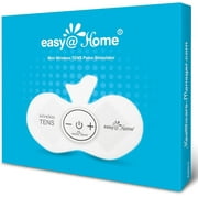 Easy@Home Compact Rechargeable TENS Unit with Gel Electrode Pads, 1 Pack for Tens Unit