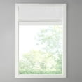 thumbnail image 3 of 23"X64" White Basketweave Roman Shade - Cordless Room Darkening Window Treatment with Thermal Backing, 3 of 17