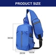 thumbnail image 2 of Bolso de hombro para hombre de tela Oxford de gran capacidad para viajes al aire libre, 2 of 5