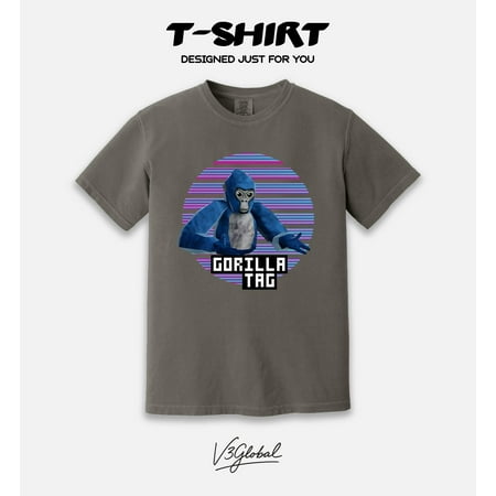 Tag Online VR Game Monke Chase Virtual Multiplayer Comfort Color T-Shirt, for men & women, up to size 4XL