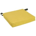 thumbnail image 2 of Blazing Needles 16-inch Outdoor Cushion, Lemon, 2 of 3
