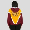 thumbnail image 5 of Women's WEAR by Erin Andrews Gold/Burgundy Washington Commanders Retro Crinkle Full-Zip Hoodie Windbreaker, 5 of 5