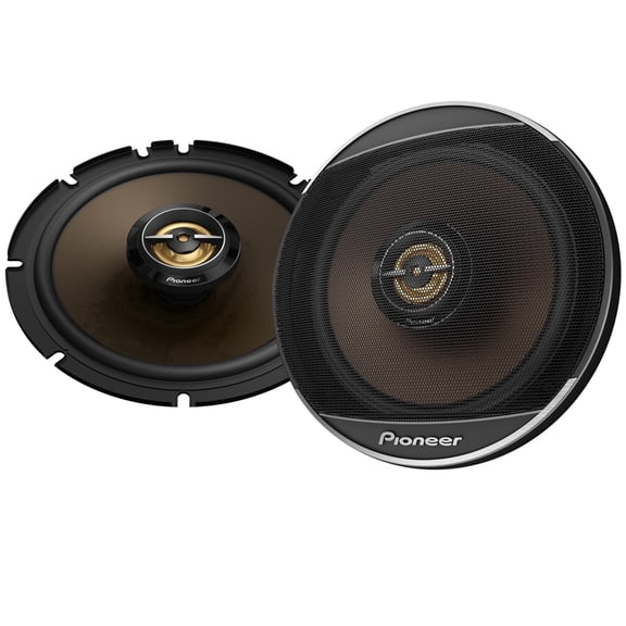 PIONEER A-Series MAX TS-A653FH 6.5” 2-Way Speakers (Pair) – 340W Max, Balanced Sound   Smooth Treble, Enhanced Bass, Ideal Factory Upgrade, Installation Adaptors Included