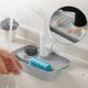 thumbnail image 4 of Uuiauoio Splash Guard for Kitchen Sink, Faucet Guard Mat Drain Drying Pad, Bathroom Sink Faucet Mat, Sink Faucet Splash Catcher, Splash Guard Mat for Kitchen, Bathroom, Bar, Farmhouse, RV, 4 of 6