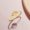 thumbnail image 4 of Pure Collection by Ross-Simons Italian 14kt Yellow Gold Love Knot Ring, Women's, Adult, 4 of 8