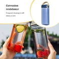 thumbnail image 4 of Inteprter Botella de agua de repuesto portátil, transparente, resistente al calor, antioxidante, a prueba de golpes, en forma de D, herramienta para beber Teteras Inteprter HA080644-00, 4 of 6