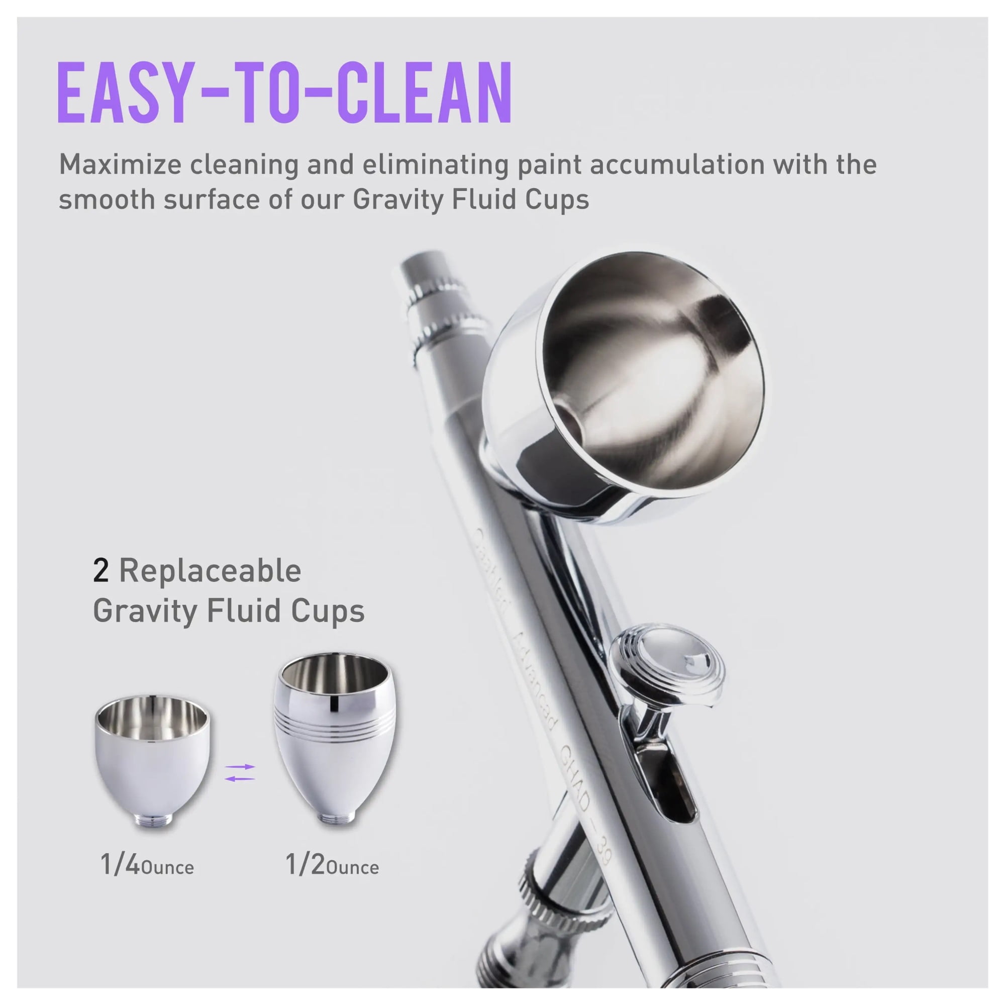 Advanced Series AirbrushAdvanced Series Airbrush Kit - Professional Quality Airbrush For Painting, Makeup, And Crafts ,Flexible