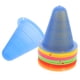 thumbnail image 4 of 12 Uds. De conos de agilidad de plástico para niños, Mini conos de seguridad para el tráfico, conos de agilidad para construcción para ejercicios de fiesta, baloncesto y fútbol, 4 of 7