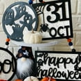 thumbnail image 2 of 4 Pcs Décors Ghost Plateau Debout Décorations de Fête d'Halloween B, 2 of 6