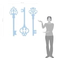 thumbnail image 2 of Antique Skeleton Keys Removable Home Wall Decal Stickers, 2 of 4