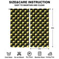 thumbnail image 2 of Nursery Curtains Boys Girls Kids Hand Drawn Lemons in Brush Print Pattern Window Drapes for Living Bedroom Playroom Room Decor Rod Pocket 42x84Inch 2 Panels, 2 of 2