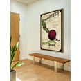 thumbnail image 3 of "Seed Packet Beet" Painting Print on Wrapped Canvas, 3 of 7