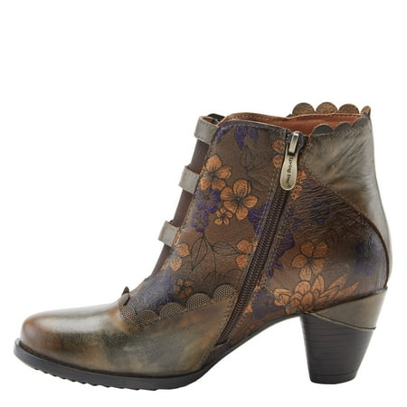 

Spring Step L Artiste Women s Iwantit Brown Multi Booties EU 40 / US 9