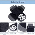 thumbnail image 4 of Anti-slip Dog Socks With Strap 3 Pairs - Dogs Cats Paw Protector With Rubber Sole Traction, 4 of 5