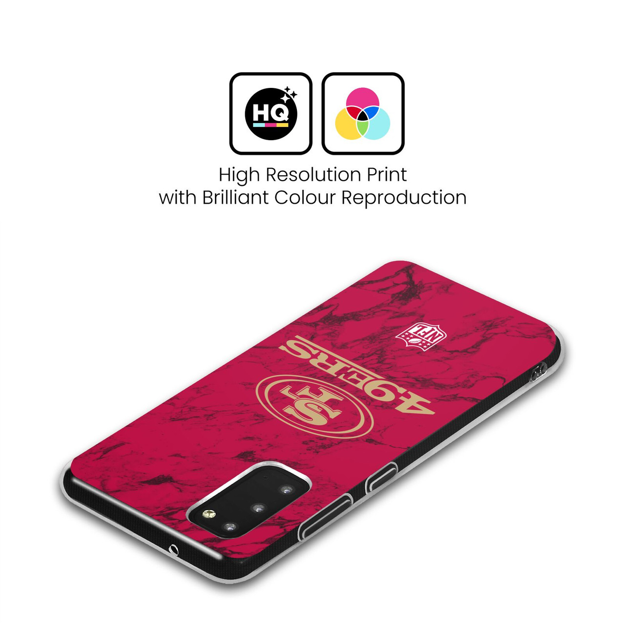 Head Case Designs NFL San Francisco 49ers Graphics Coloured Marble Soft Gel Case for Samsung Galaxy S21 Ultra 5G