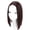 Dark brown, variant on MidLength Straight Hair Toppers Hairpiece With Invisible Hair Pin for Women Wear