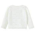 thumbnail image 7 of Annhoo Baby Girl's Cardigan Sweaters Trendy Thin Long Sleeve Hollow out Knit Tops Cute Solid Button down Outwear, 7 of 7