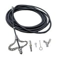 thumbnail image 2 of Limpiador de desagües, destapador de desagües con conector, herramienta de depilación, herramientas de dragado para tuberías, alcantarillas, inodoros, 3 metros, 2 of 8