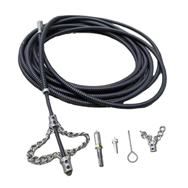 DOLITY Drain Cleaner Multifunctional Drain Snake for Basin Kitchen Sink Shower Sink 3m